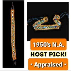 🔴Vinntage Native American Seed Bead Belt